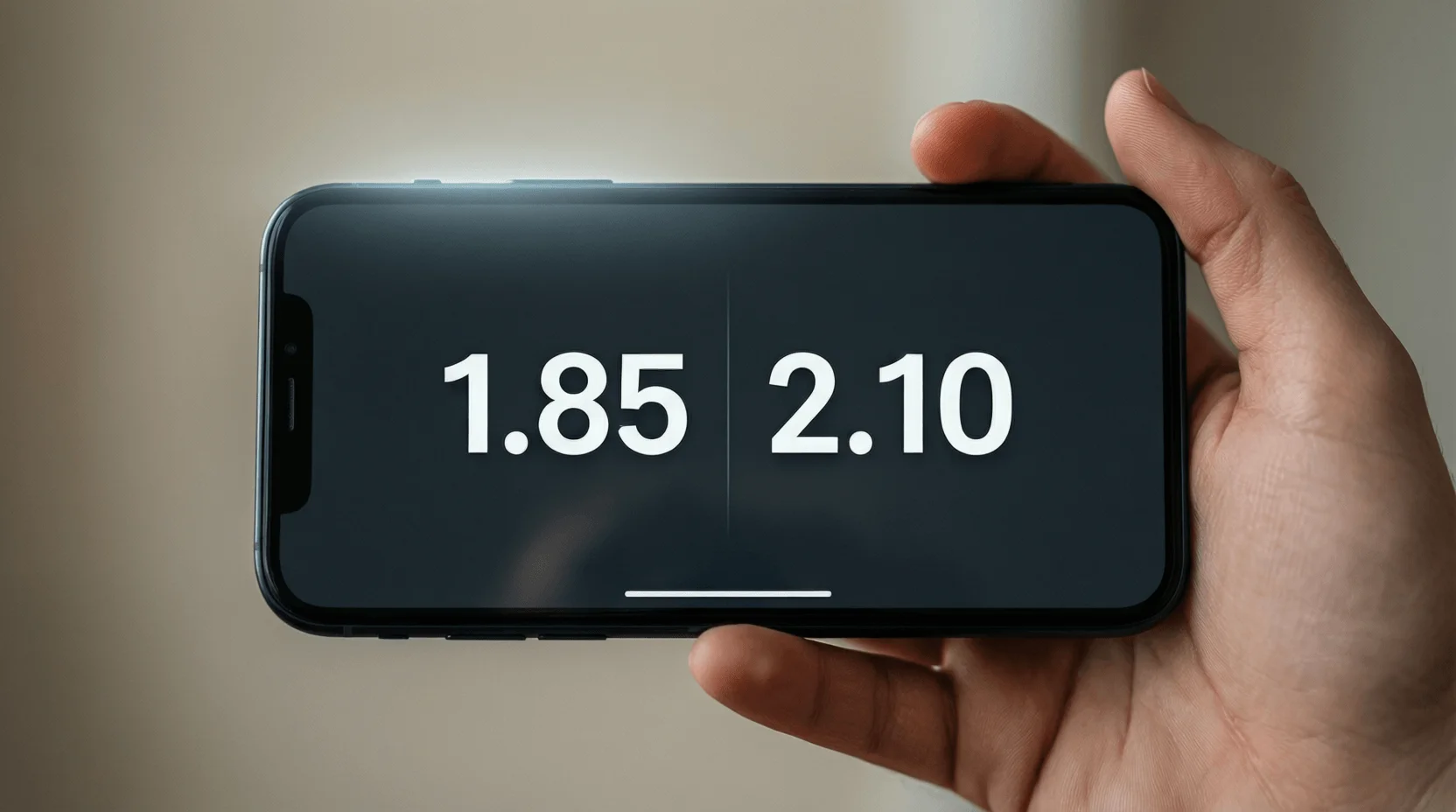 Schermata di quote per scommesse pallavolo su dispositivo